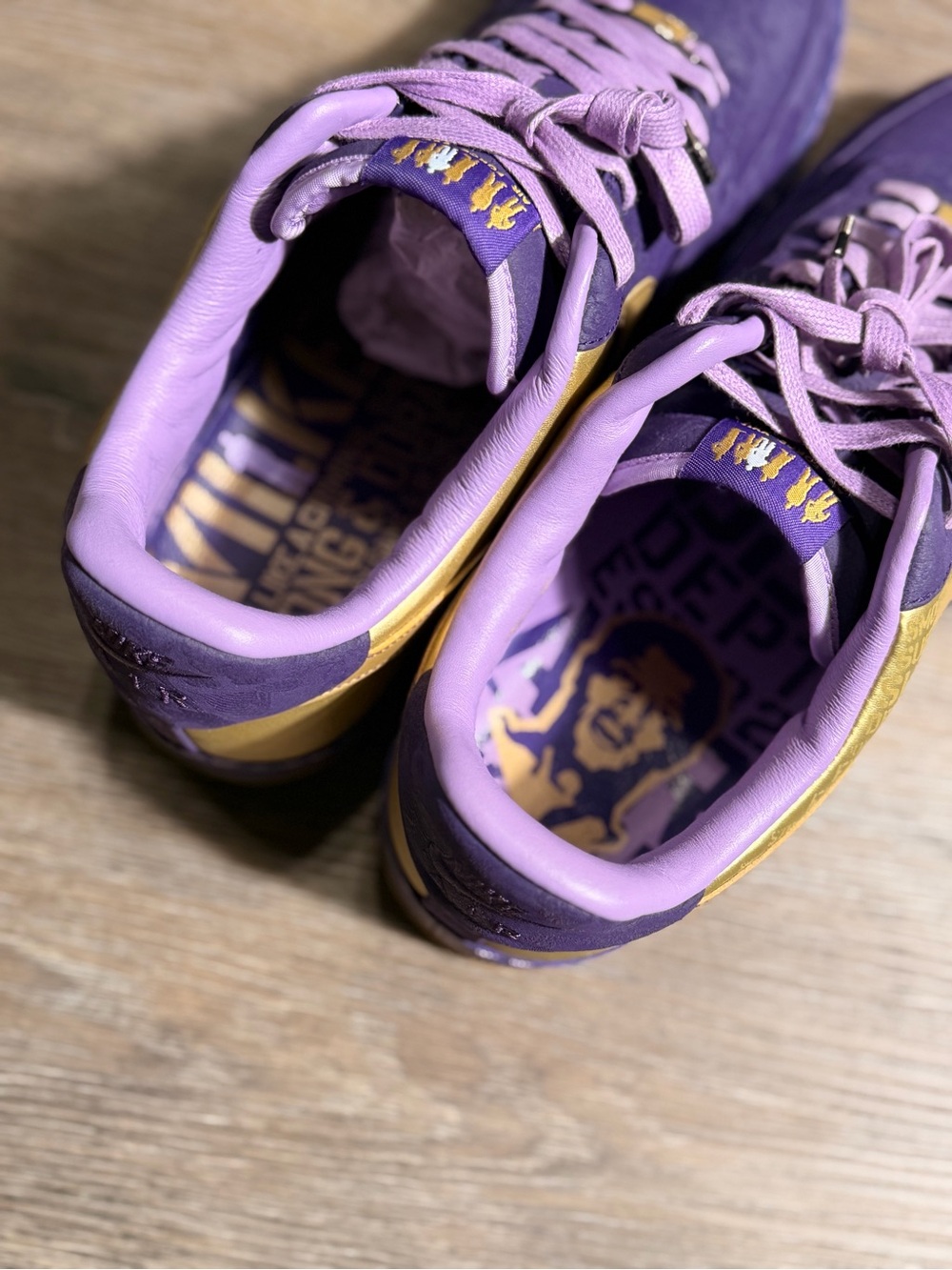 Nike Air Force 1 Low Supreme Jamaal Wilkes.Size 14 - Picture 4 of 4